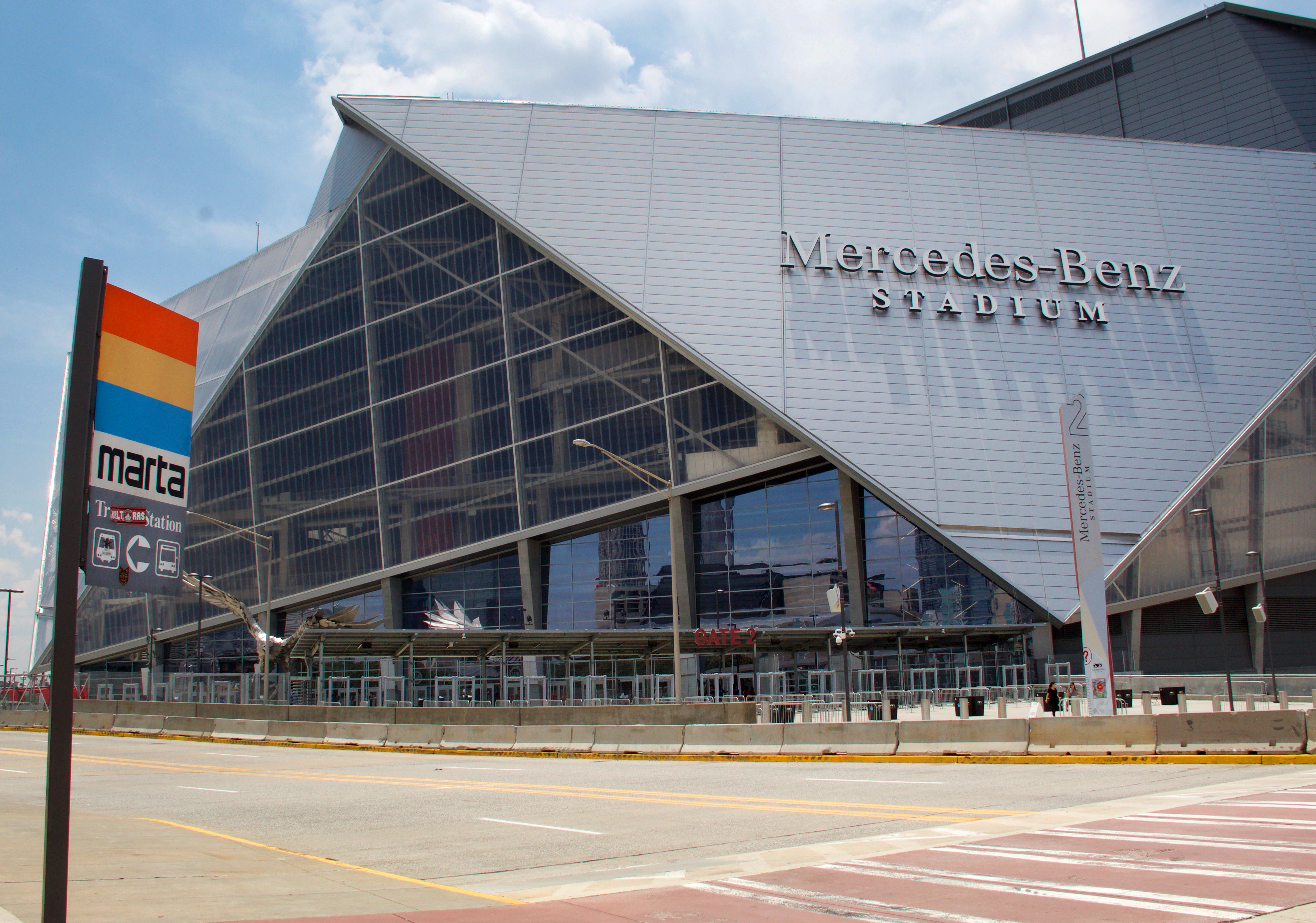 Image of the Mercedes-Benz Stadium