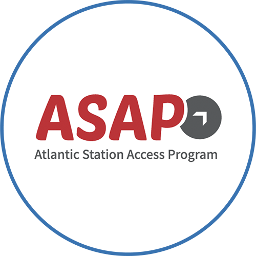 Logo for Atlantic Station Access Program.